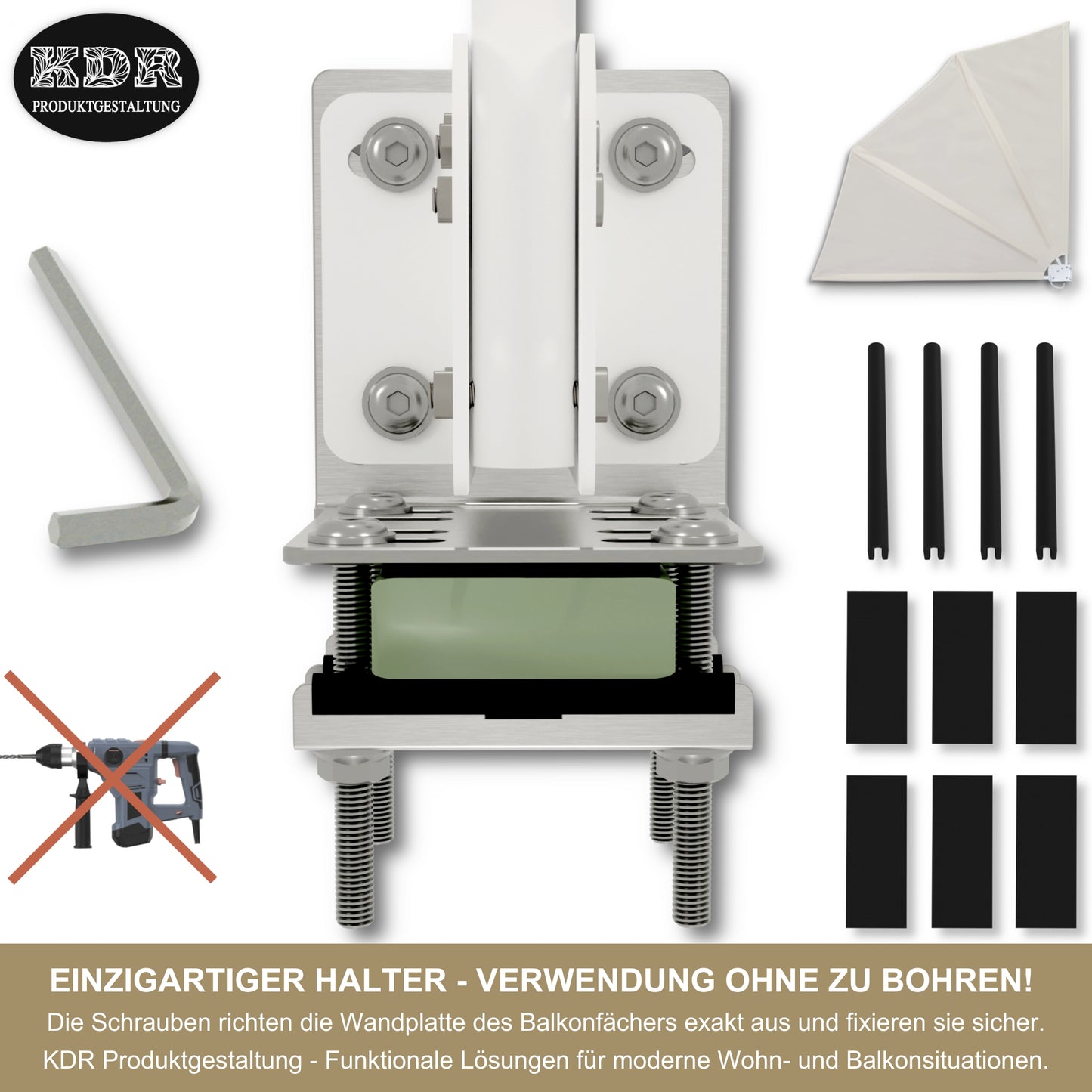 Wall-mounted folding table, desk, table top 80x40 cm in white, folding table, dining table, kitchen table for the wall, bar table, high table, wall table, foldable table for wall mounting